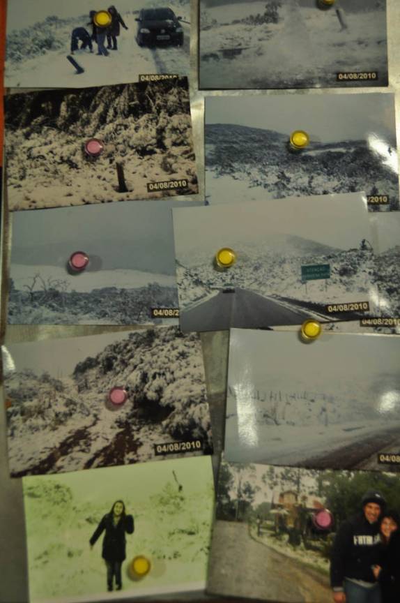 Neve, por enquanto, só em fotos! (em Urubici - SC)